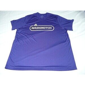 UW Washington Huskies Adidas 2020 Purple Creator Tee T Shirt Men's XXL 2XL NWOT